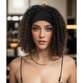Self-pickup Especially Yours Curly Headband Wig Shoulder-Length Layers Of Natural Spiral Curls With Full, Bouncy Volume, Comfy Stretch Band Runwa (Option: OP430)