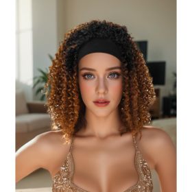 Self-pickup Especially Yours Curly Headband Wig Shoulder-Length Layers Of Natural Spiral Curls With Full, Bouncy Volume, Comfy Stretch Band Runwa (Option: OP27)